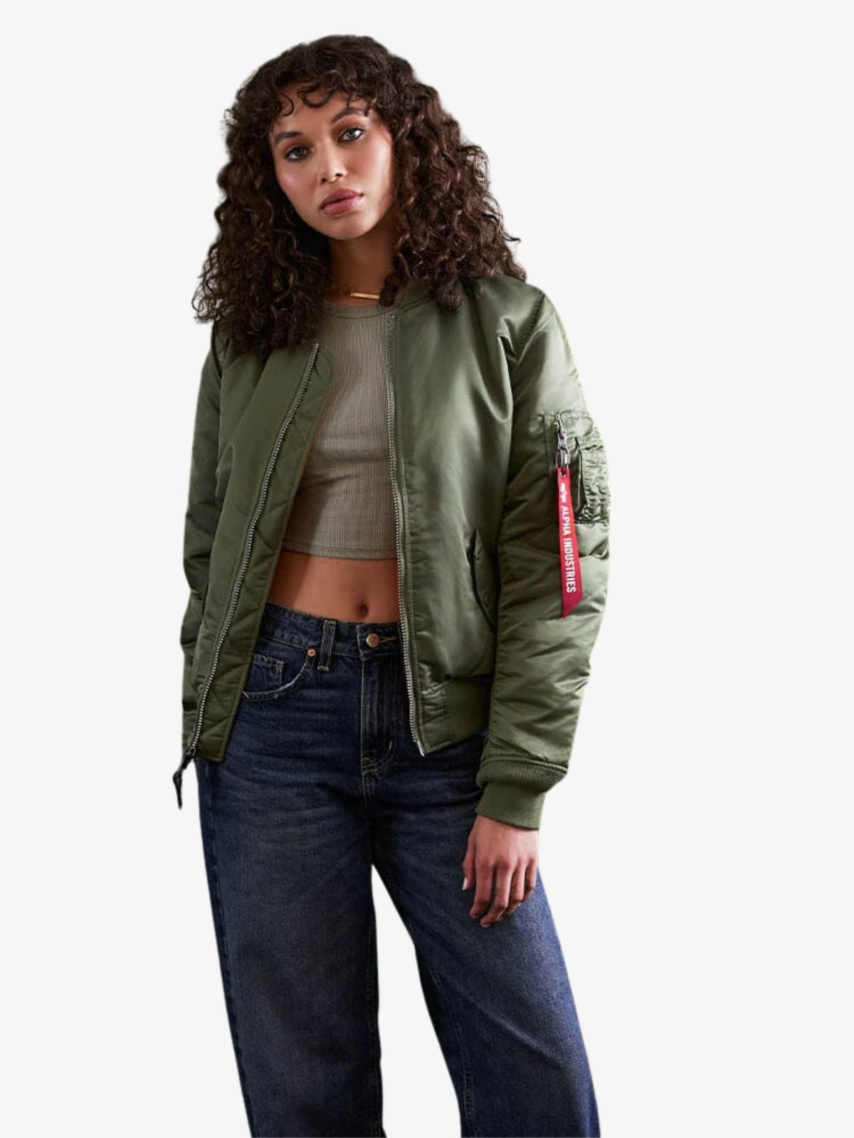 Alpha Industries Women's MA-1 Bomber Jacket | Sage