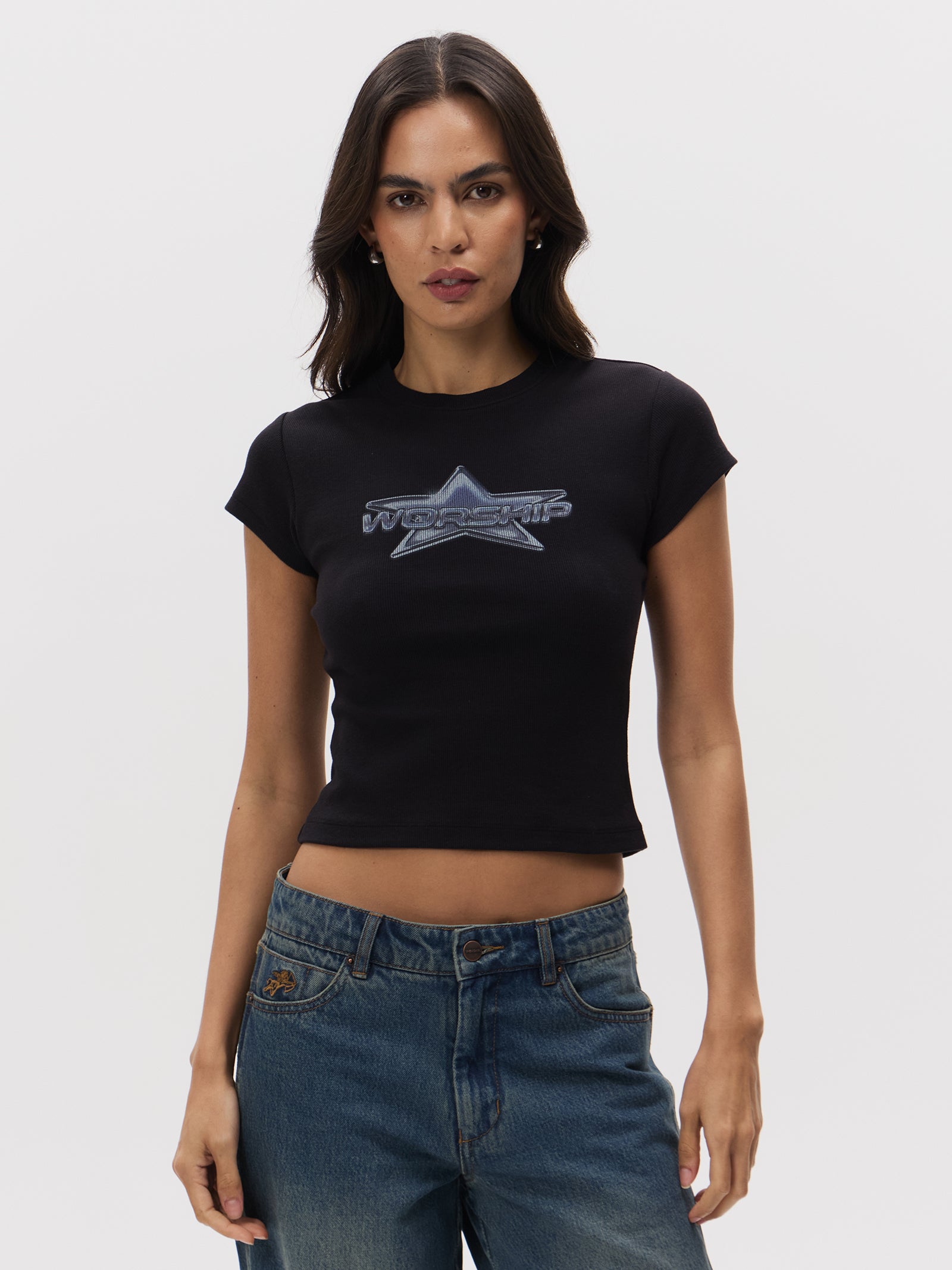 Shooting Cap Sleeve Tee