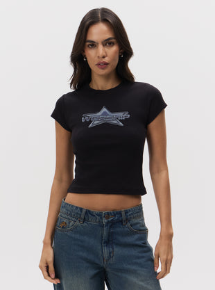 Shooting Cap Sleeve Tee