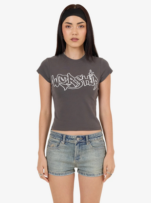 Throws Cap Sleeve Tee