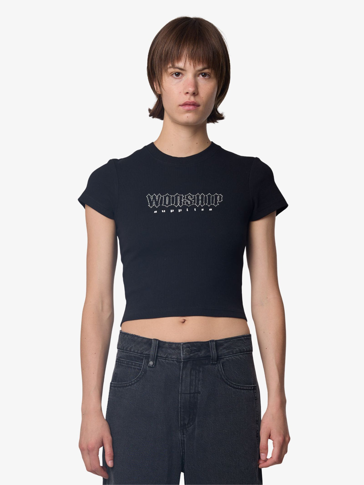 Worship Glitz Slim Fit Tee | Black