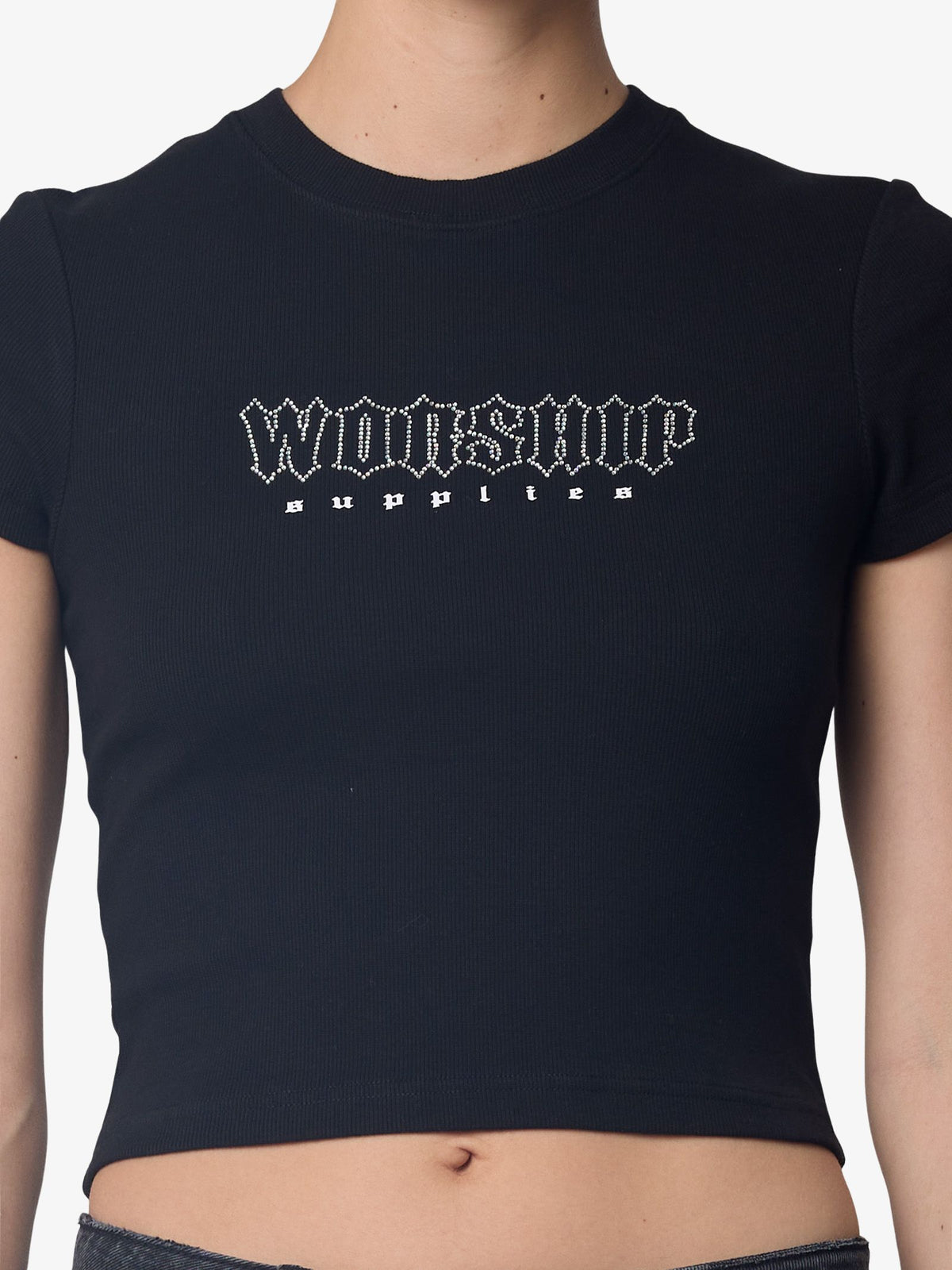 Worship Glitz Slim Fit Tee | Black