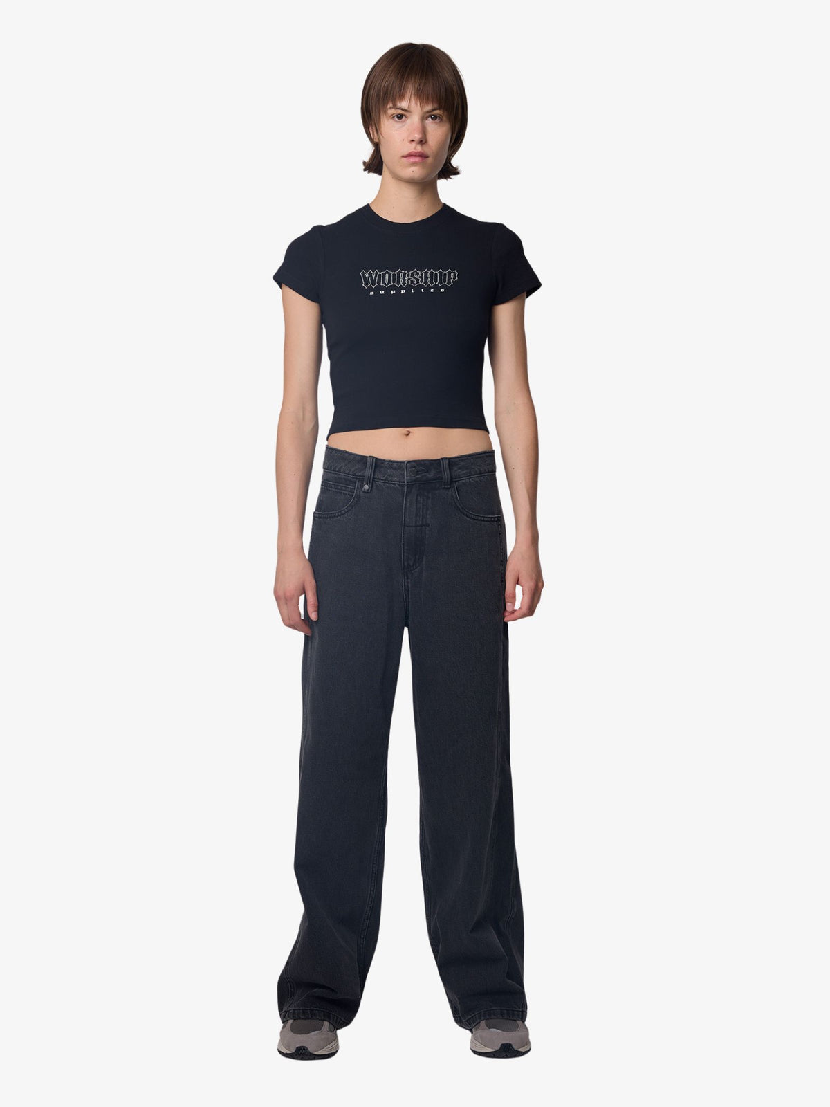 Worship Glitz Slim Fit Tee | Black