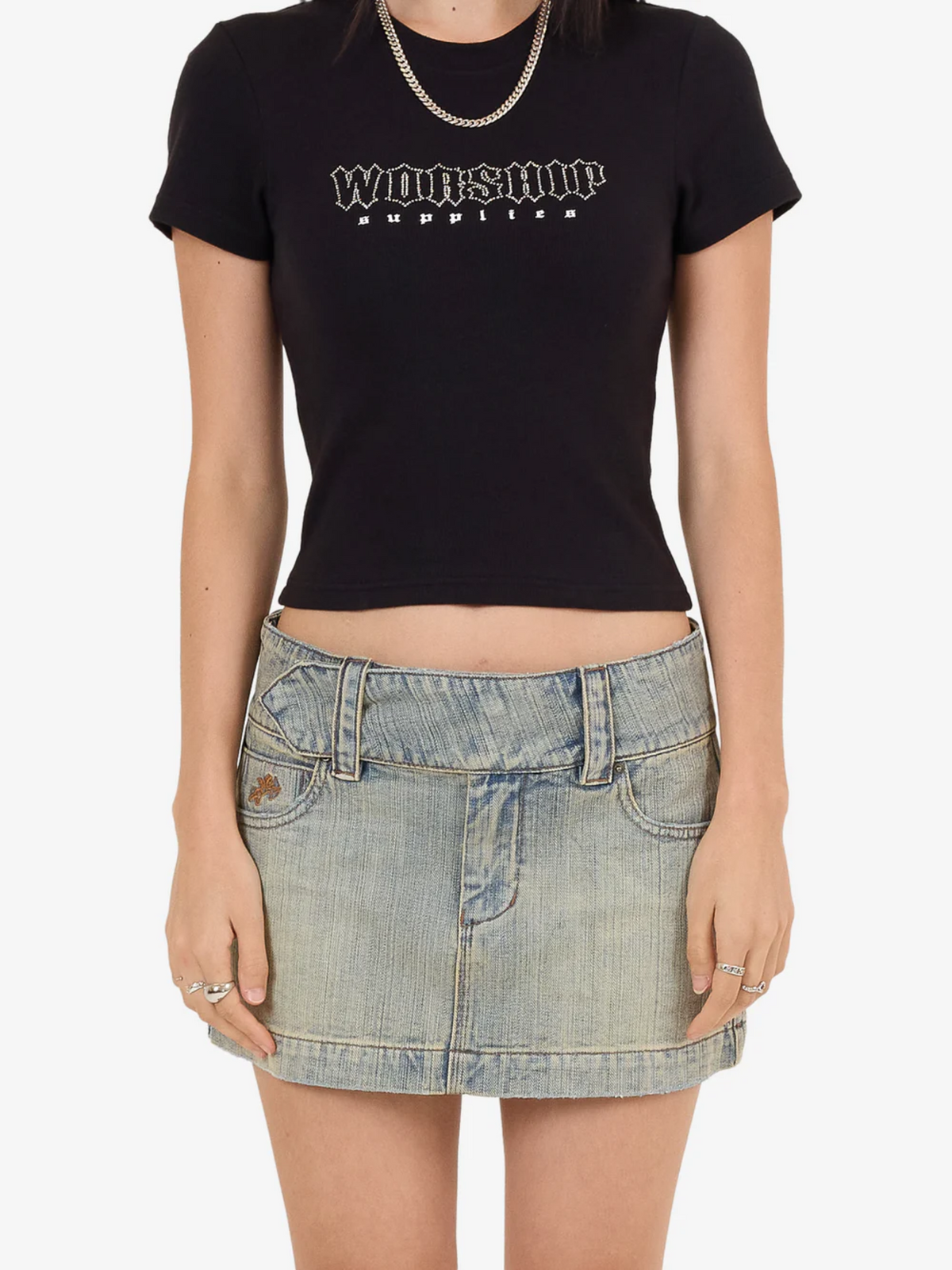 Worship Nostalgia Micro Skirt | Dirty Streak Fade