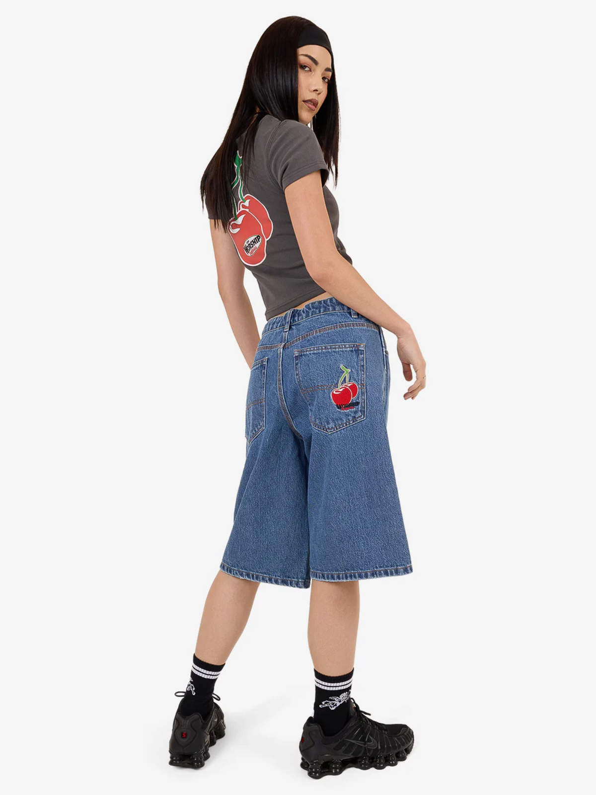 Worship Glazed and Confused Big Baggy Short | Sky High Blue