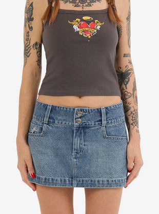 Eat Ur Heart Out Micro Skirt