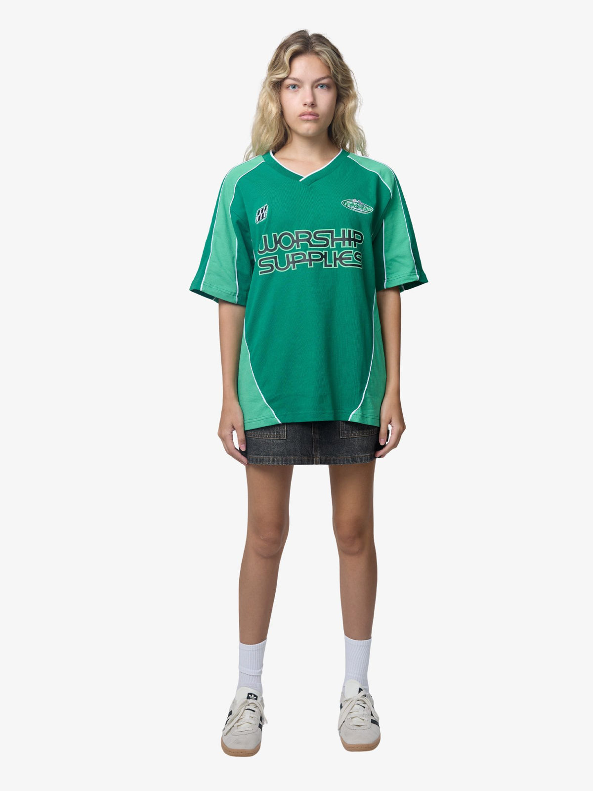 Worship Grand Prix Panelled Jersey | Green