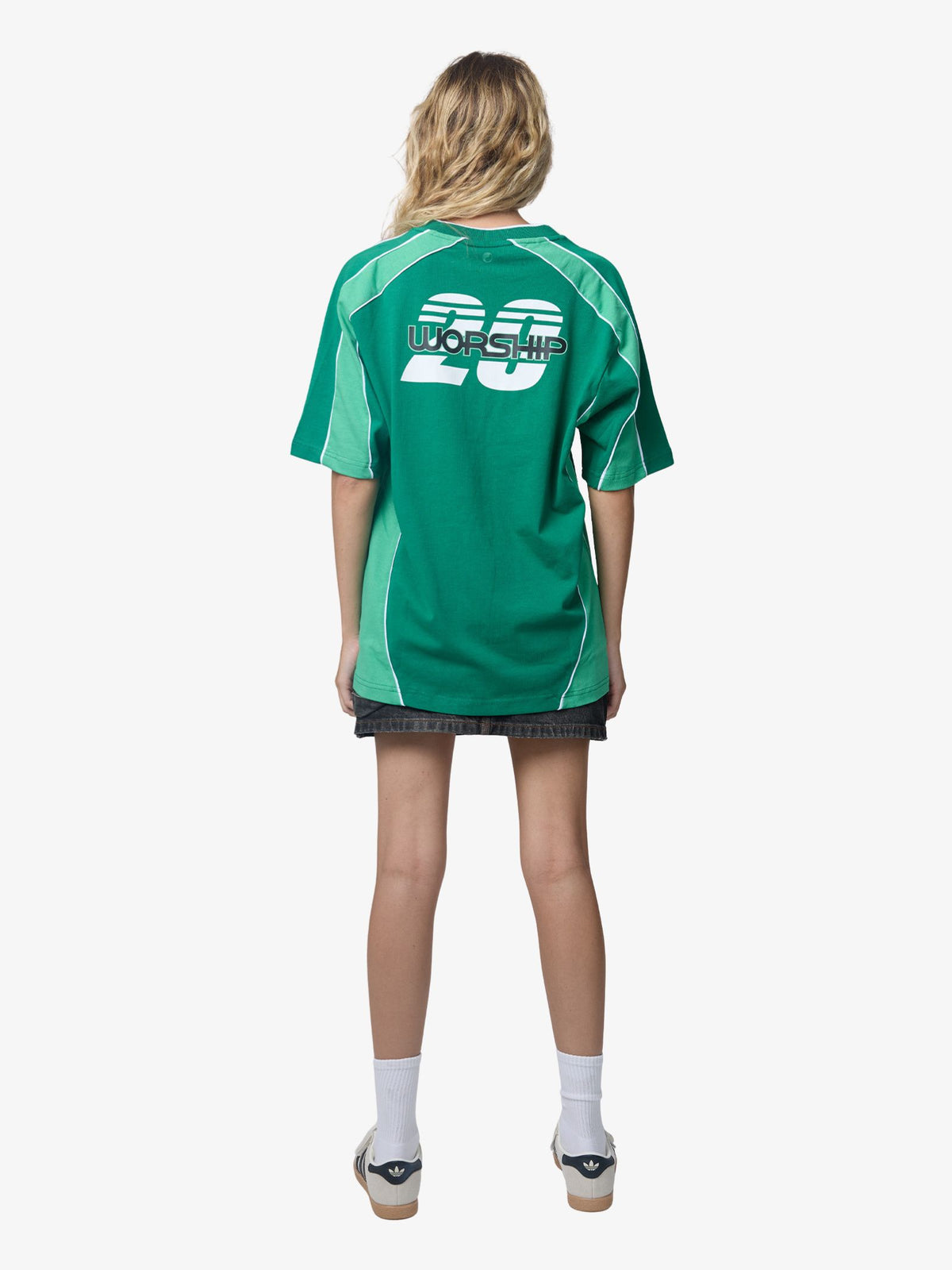 Worship Grand Prix Panelled Jersey | Green