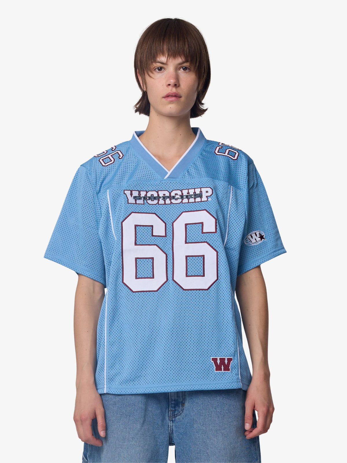 Worship Belter Football Jersey | Blue
