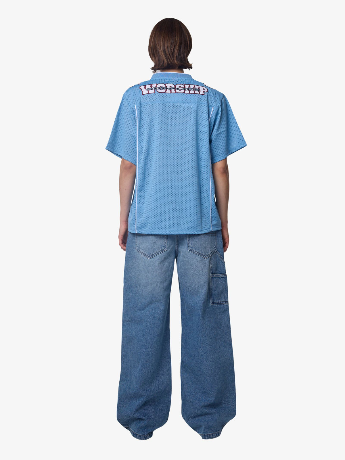 Worship Belter Football Jersey | Blue