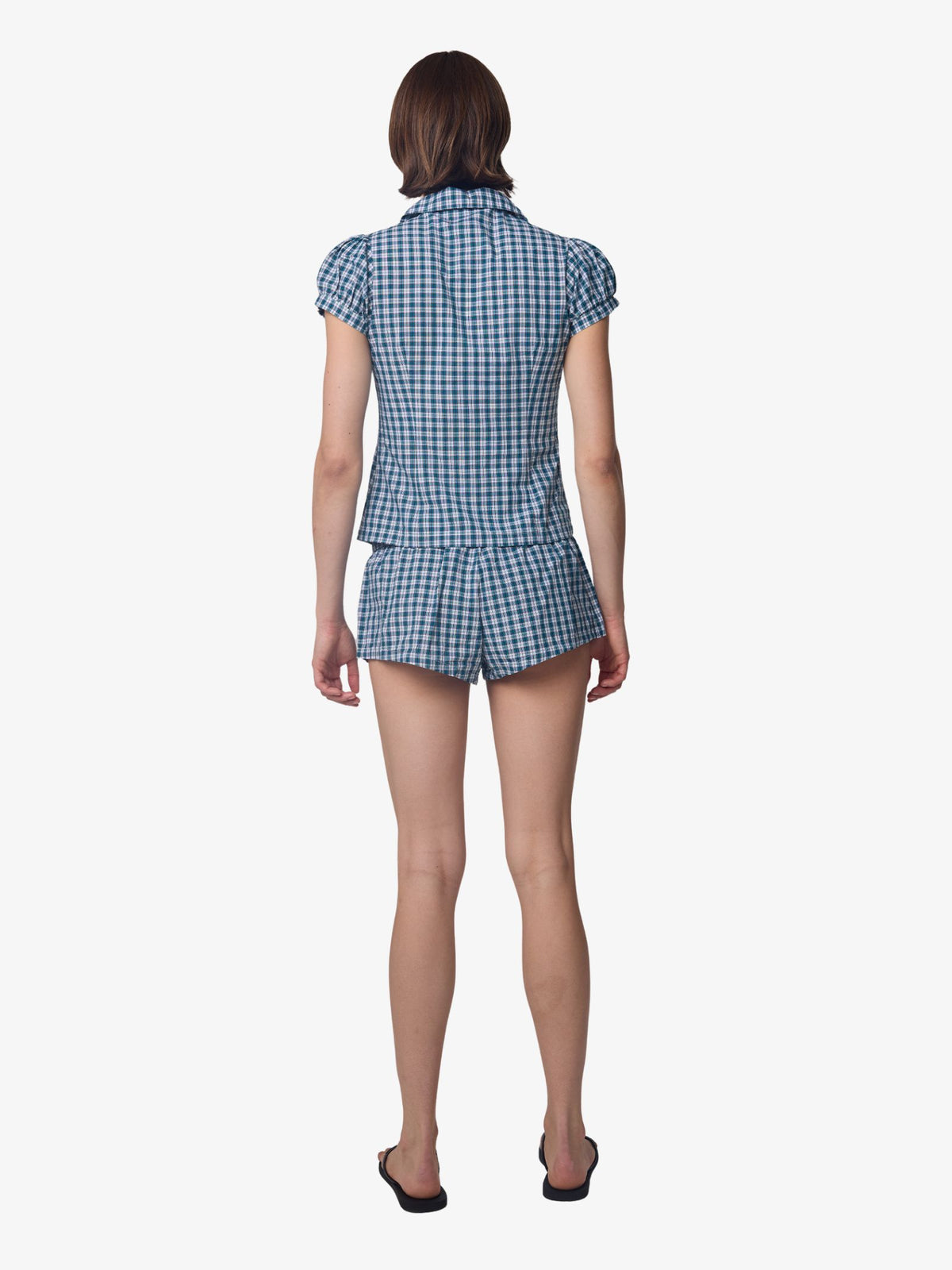 Worship Checkmate Micro Boxer Shorts | Dark Blue