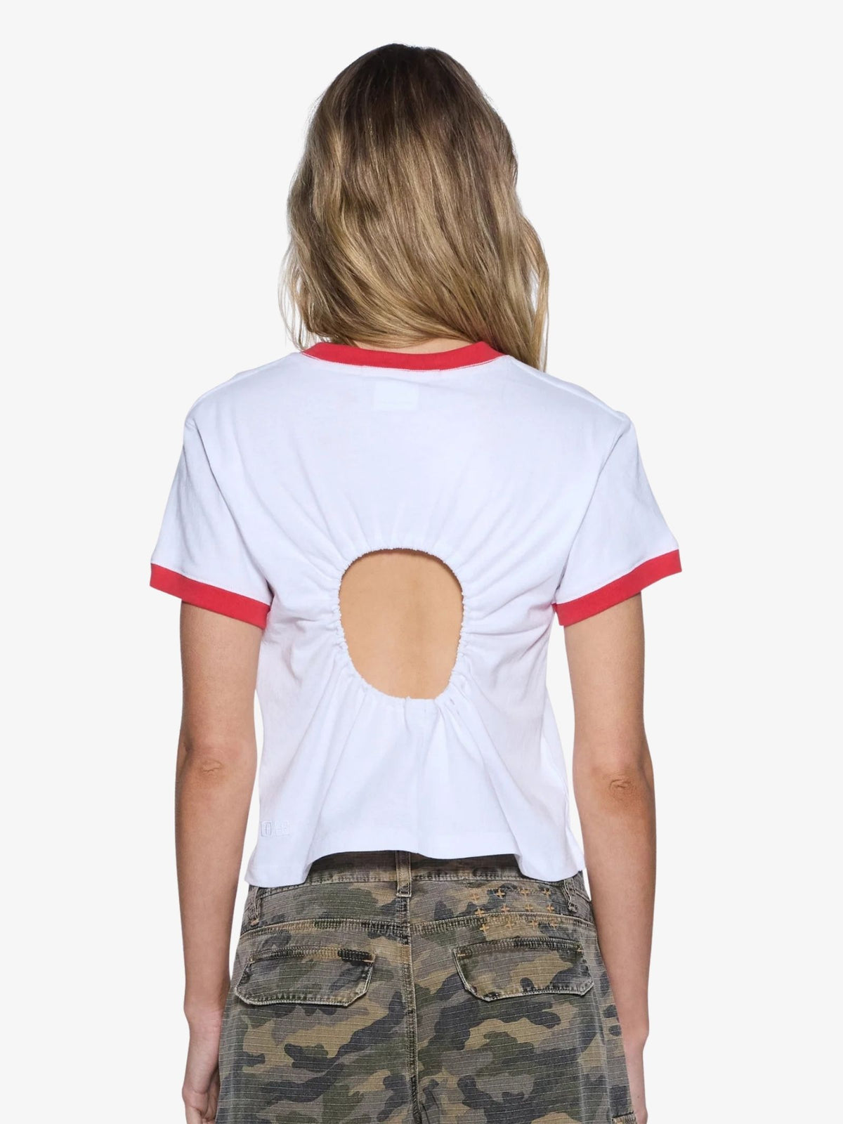 Ksubi Varsity Shrunken Short Sleeve Tee | White