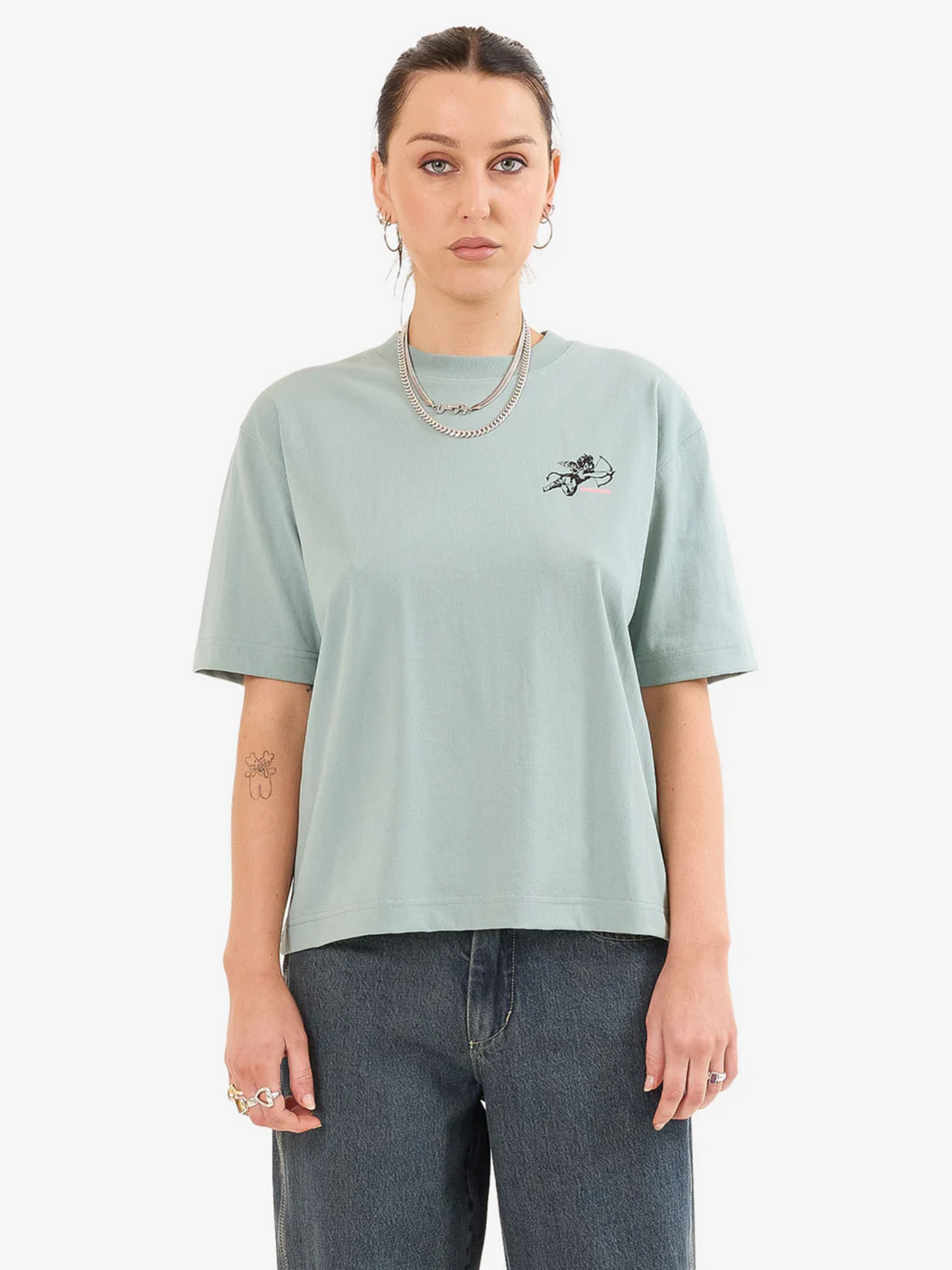 Worship Cherub Regular Fit Tee | Mineral