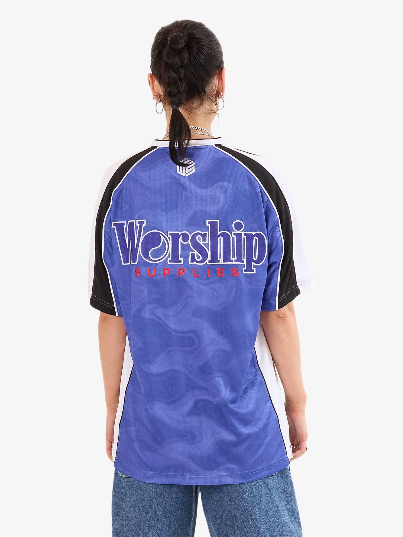 Smoke V-Neck Football Jersey