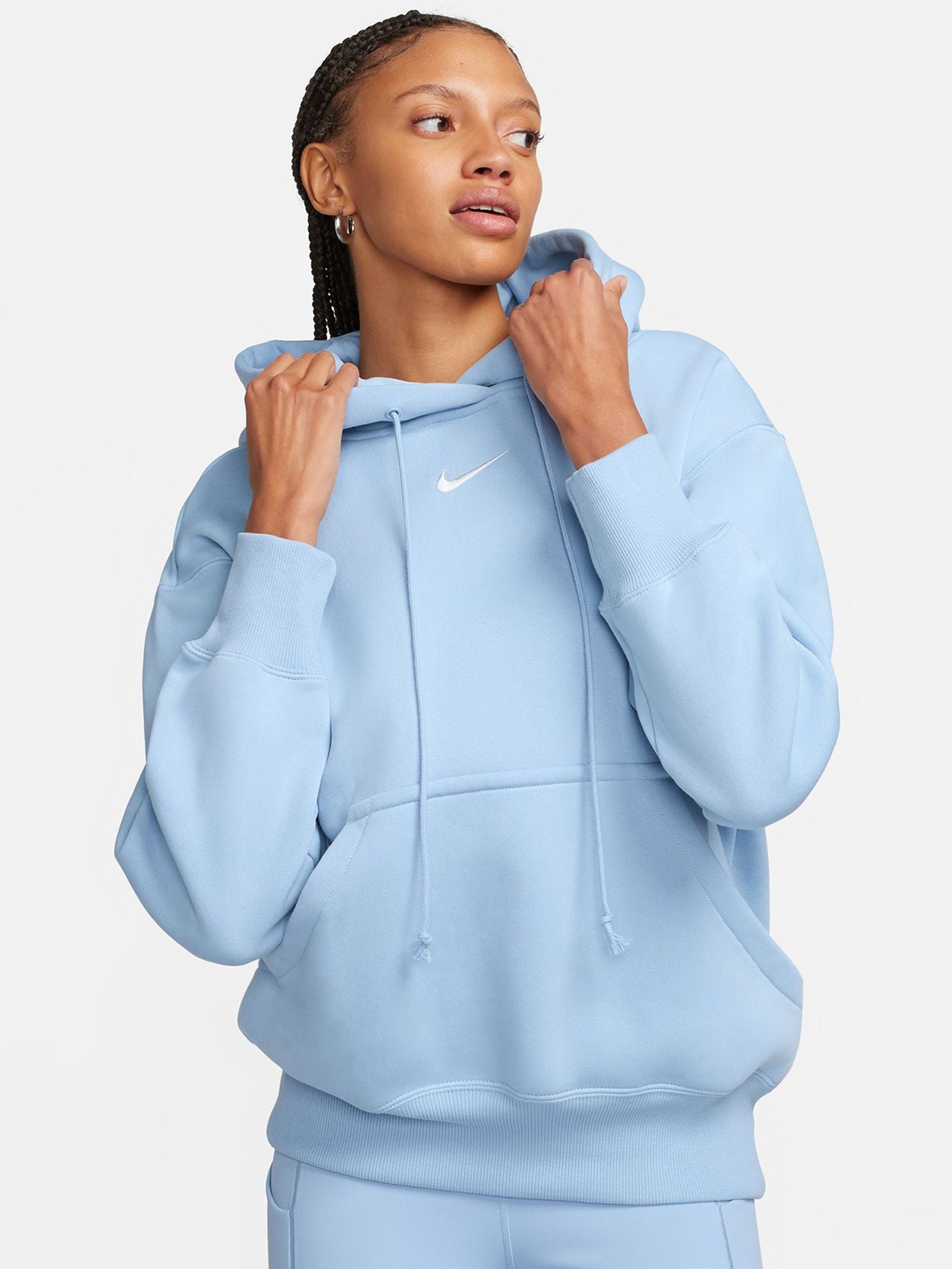 baby blue nike sweater