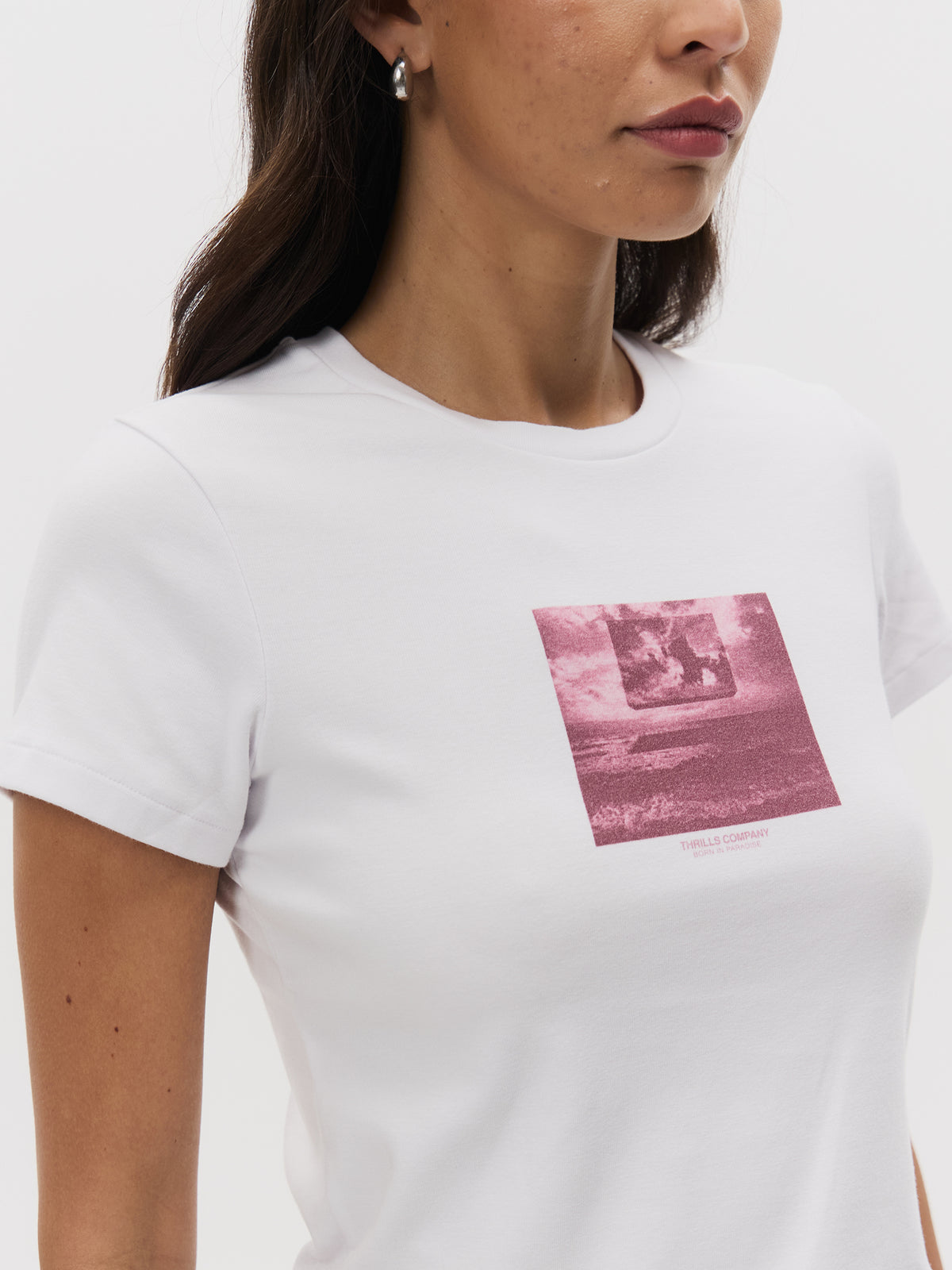 Thrills Future Leap Mini Tee | WHITE