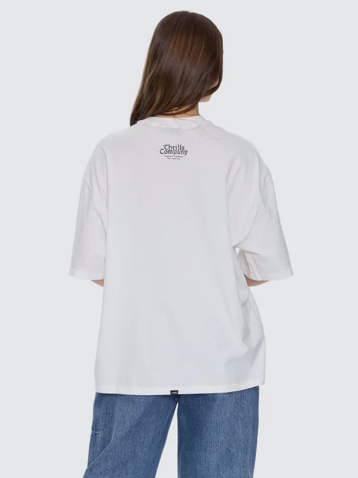 Thrills Women's Flight Risk Oversize Tee | DIRTY WHITE