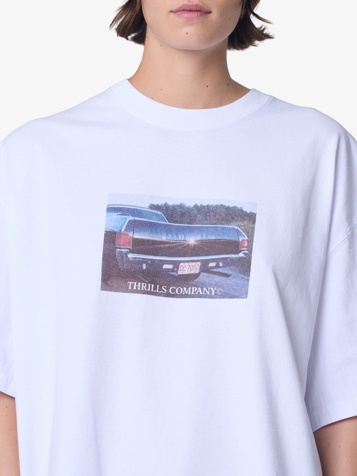 Thrills Hell-Bent Oversize Tee | WHITE