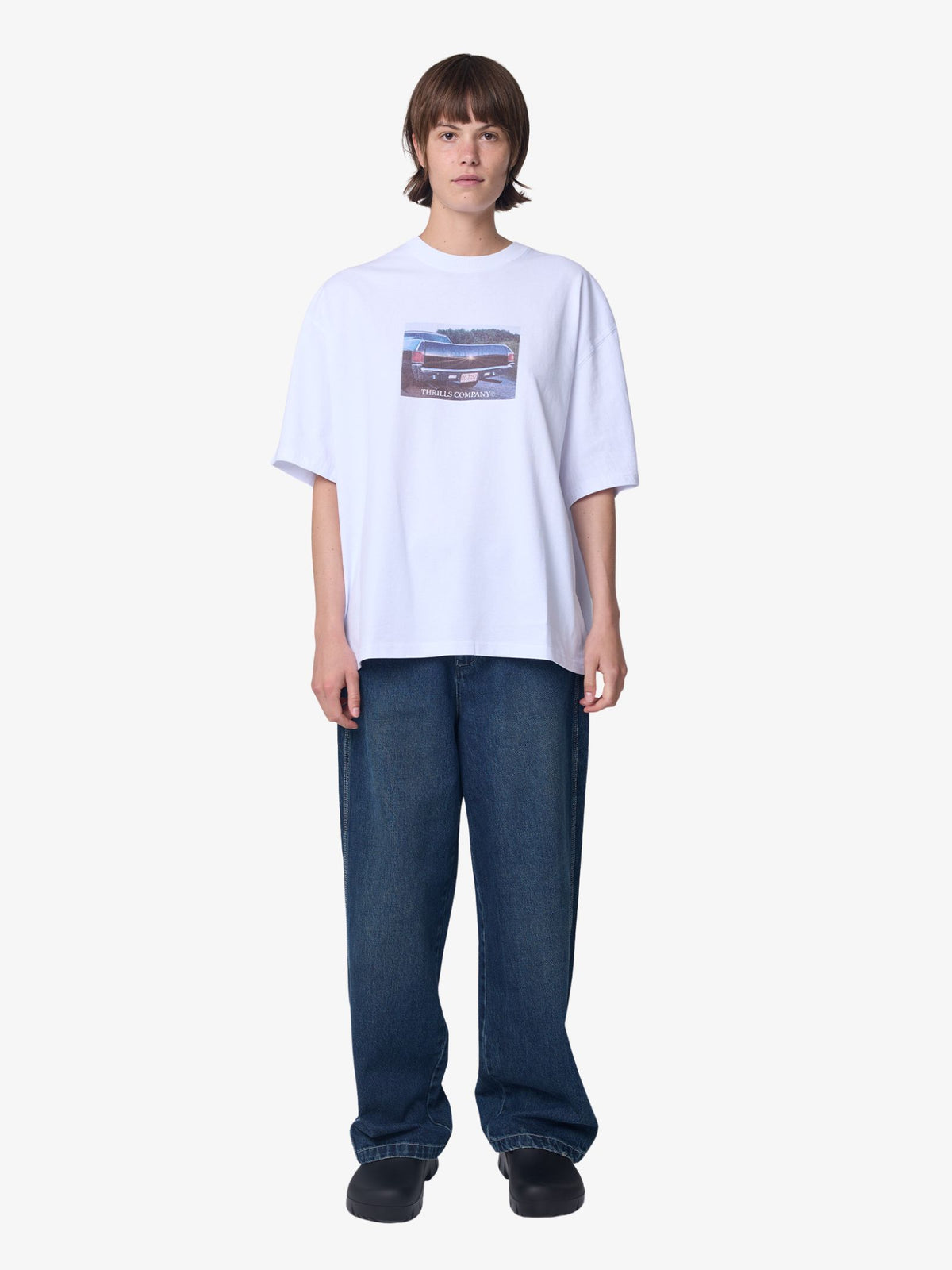 Thrills Hell-Bent Oversize Tee | WHITE