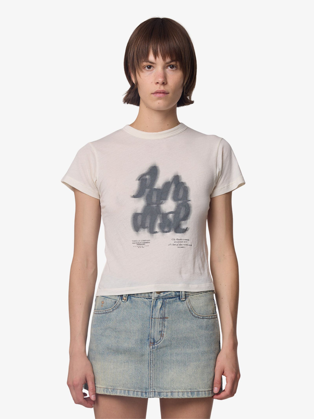 Thrills Chaos Calls Boy Tee | VINTAGE WHITE