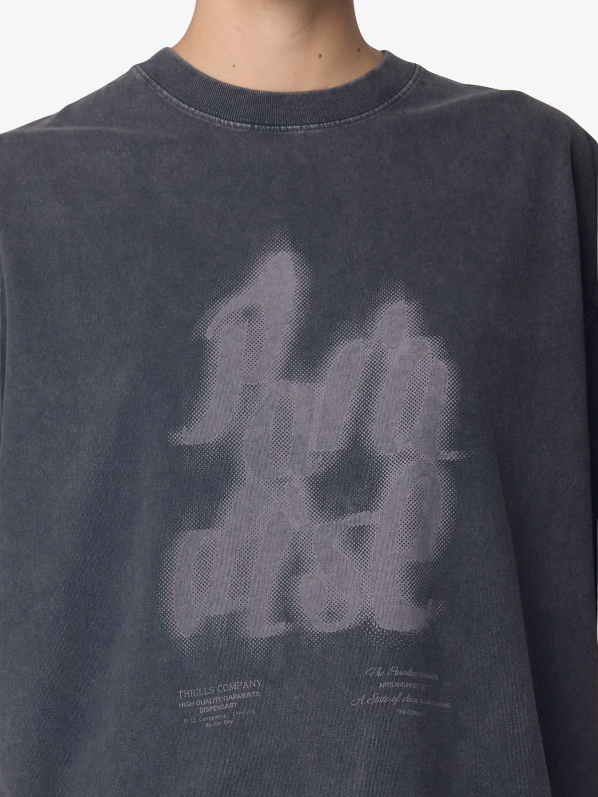 Thrills Chaos Calls Oversized Tee | TEMPLE GREY