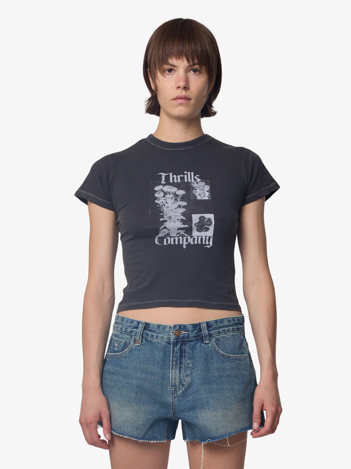 Thrills Wildflower Boy Tee | TEMPLE GREY