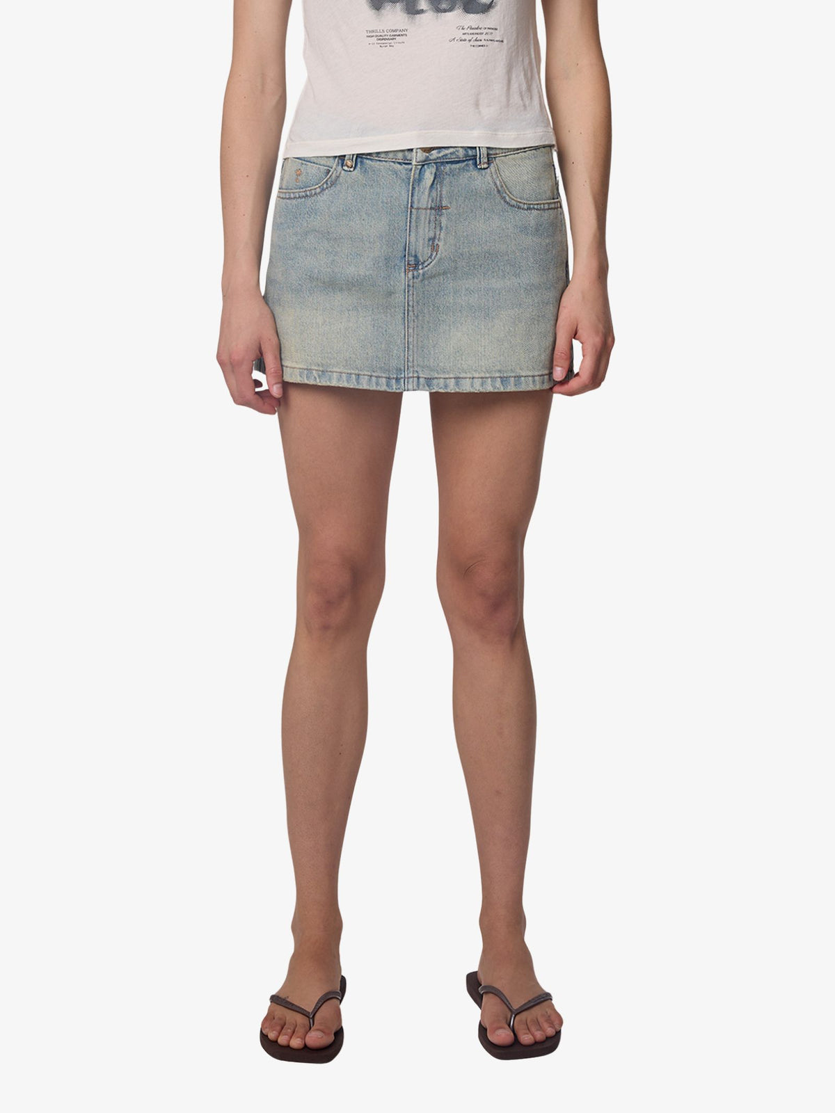 Thrills Sophie Skirt | LIGHT DIRTY STONE