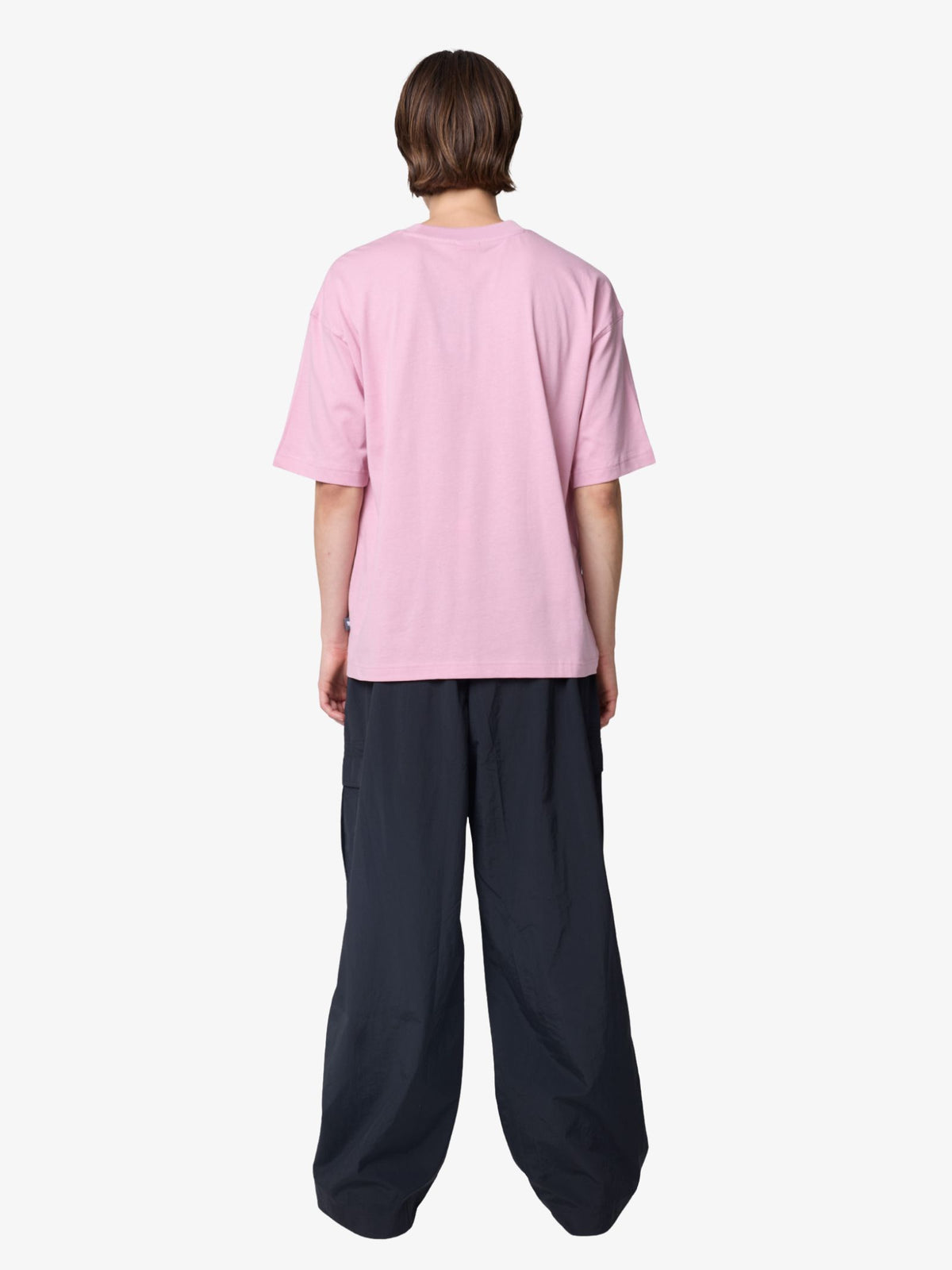 New Balance Linear Heritage Oversized T-Shirt | Pink Taffy
