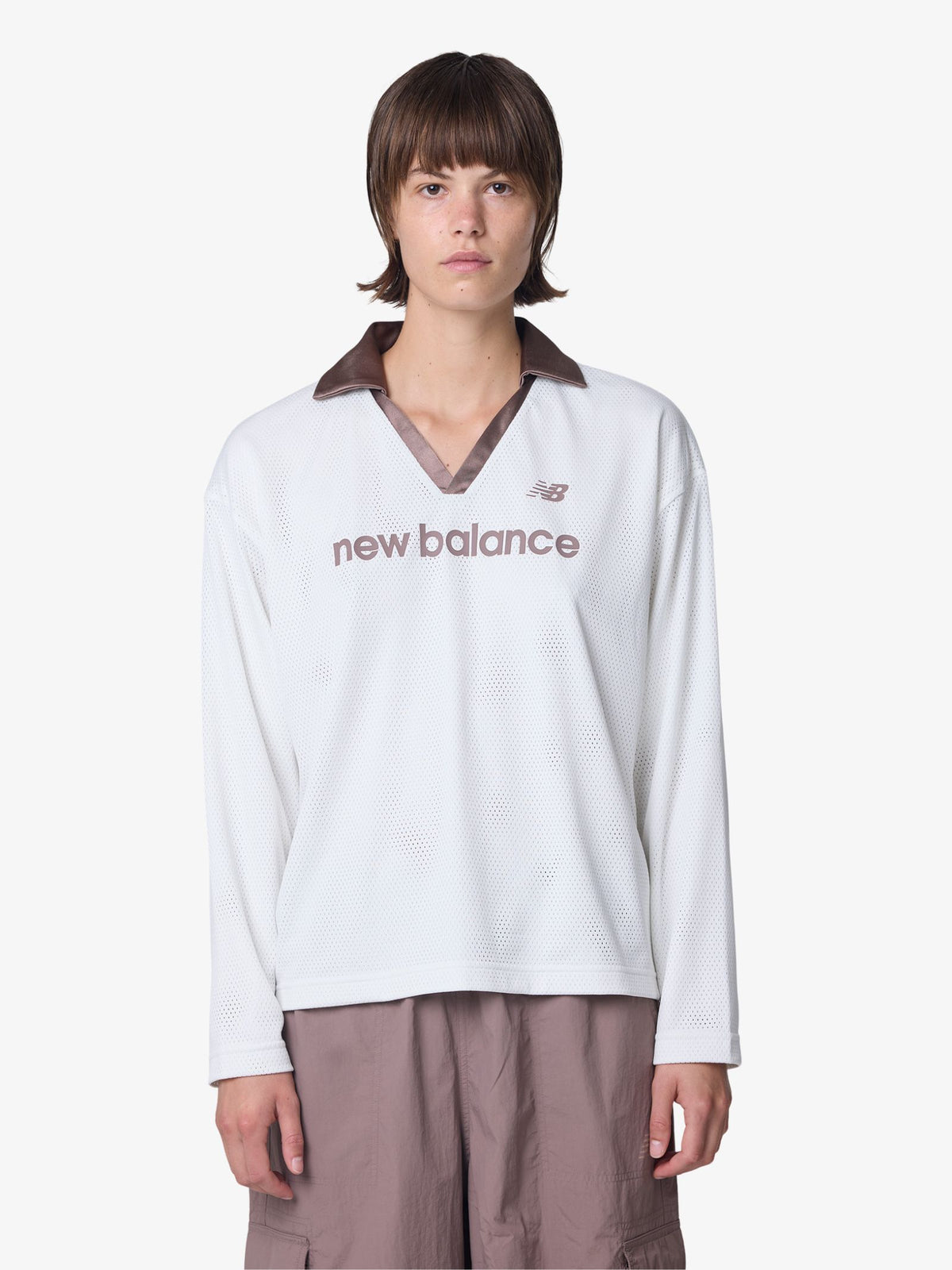 New Balance Mesh Jersey | Sea Salt