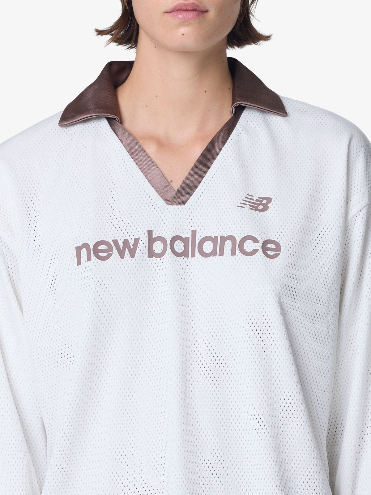 New Balance Mesh Jersey | Sea Salt