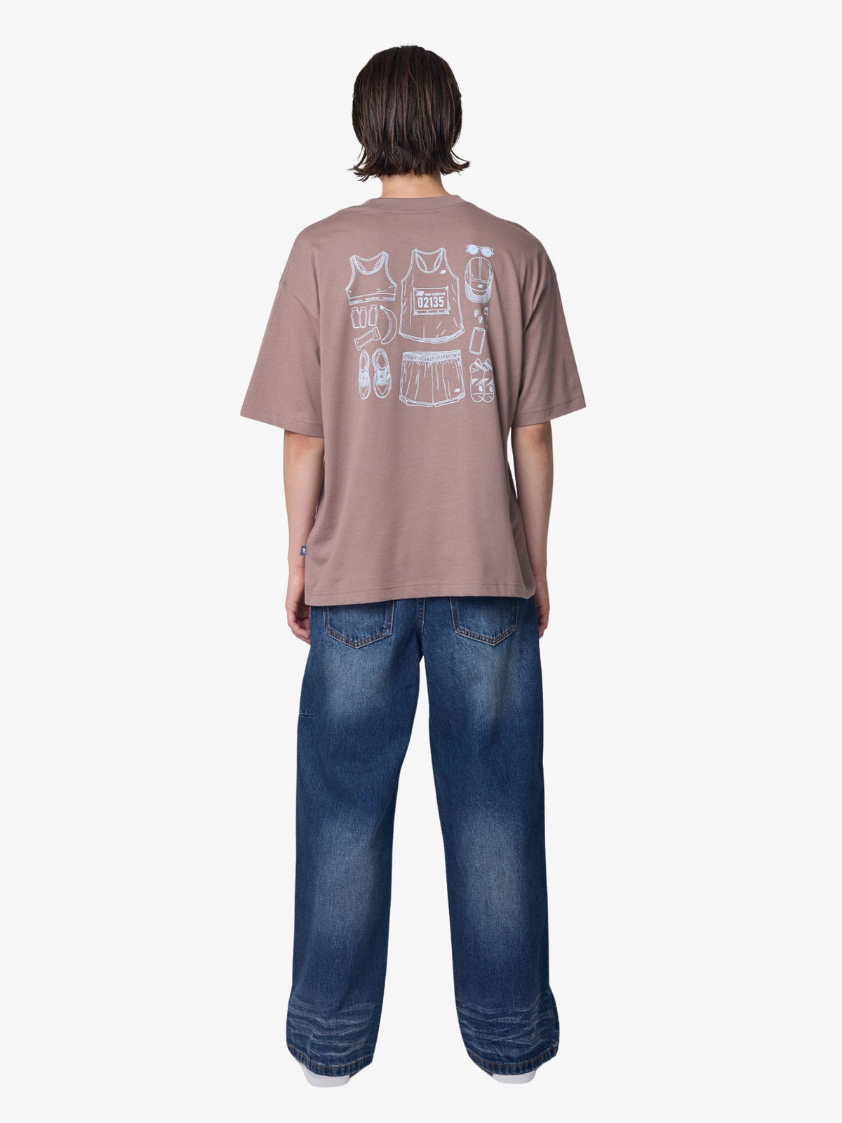 New Balance Outfit Layout T-Shirt | Earth Shadow