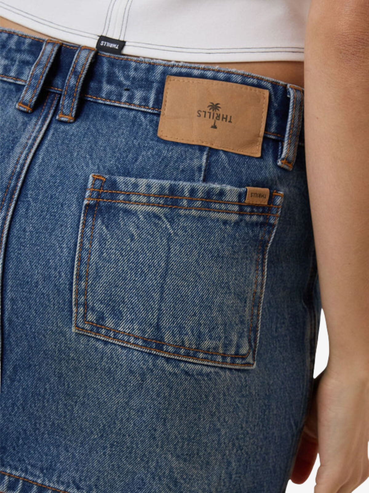 Thrills Wyatt Skirt | VANISH MID BLUE