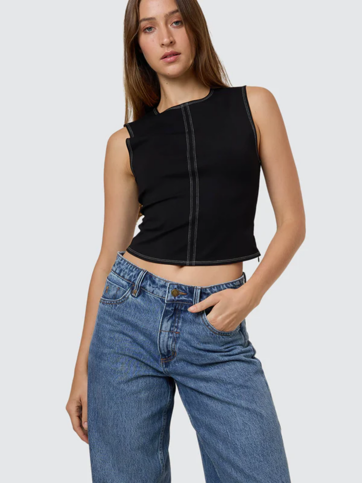 Thrills Billie Low Jeans | STONED BLUES