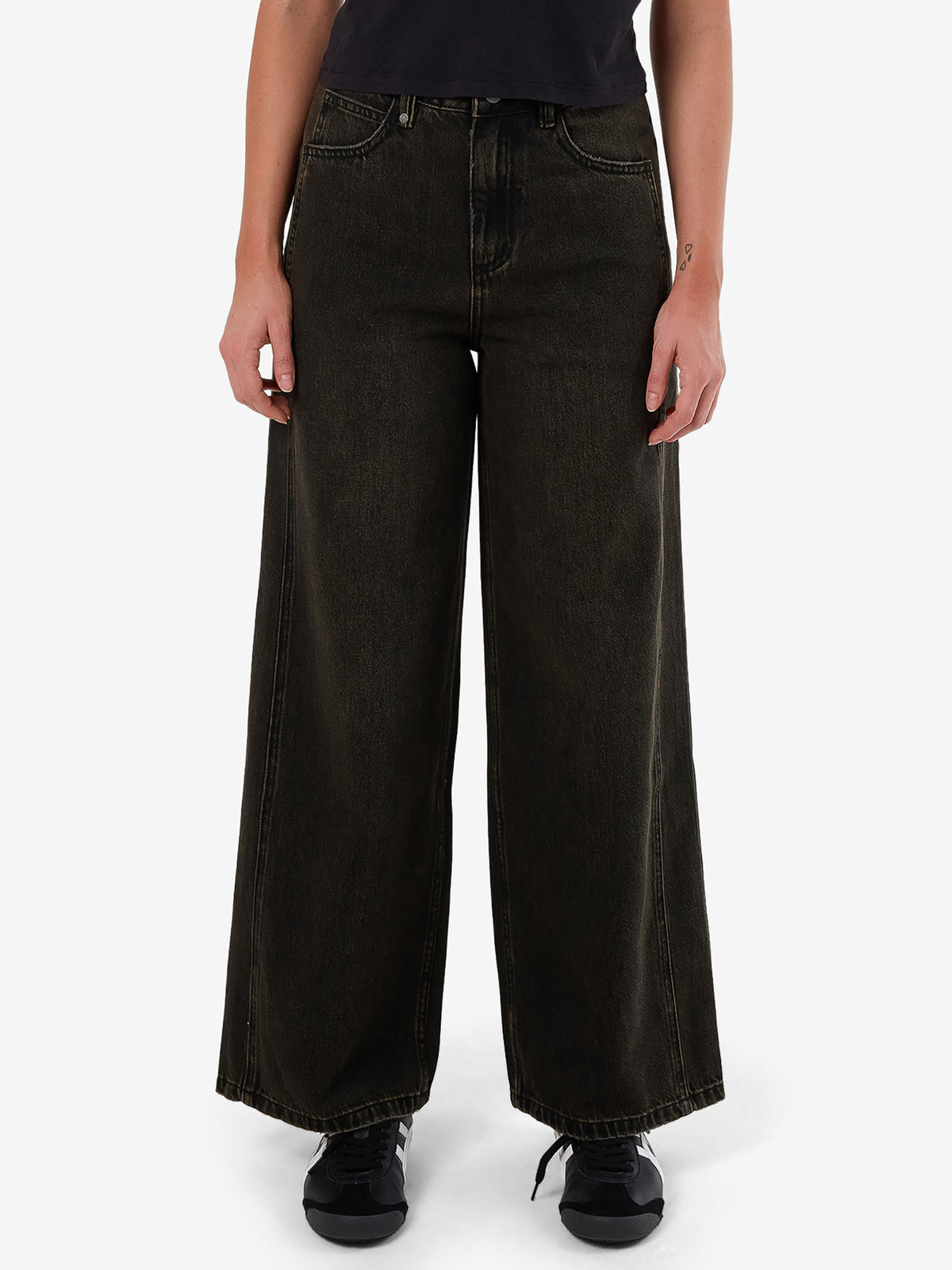 Thrills Ashton Jean | DIRTY OLIVE BLACK