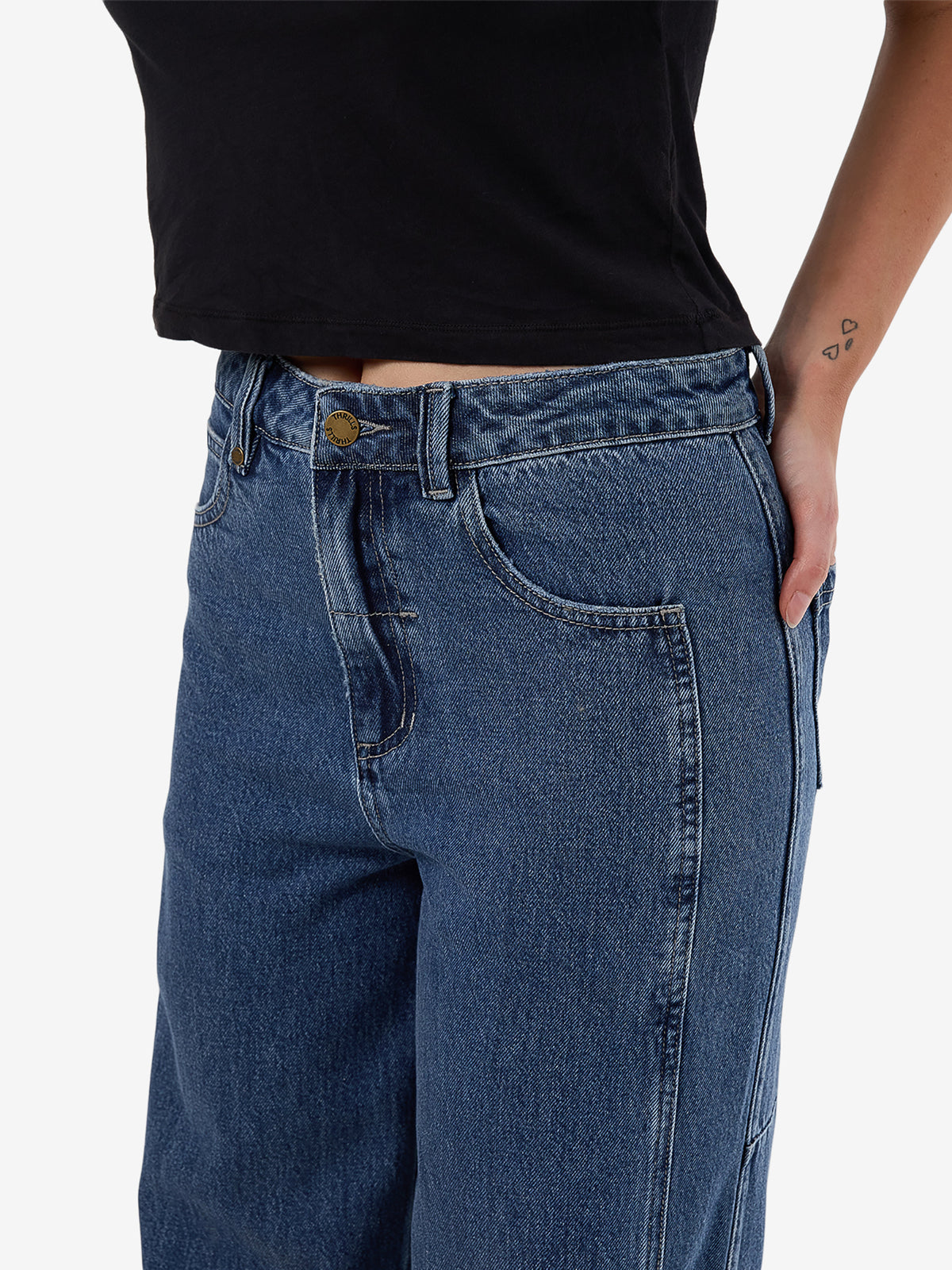 Thrills Ashton Jean | Vintage Rinse Blue