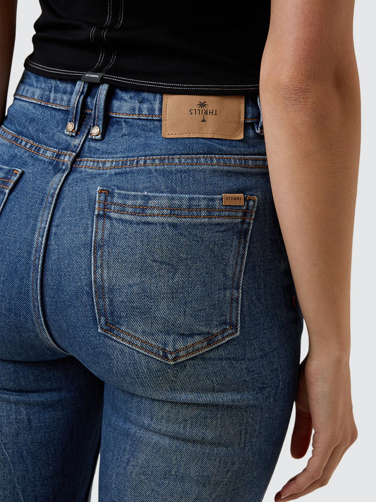 Thrills Jesse High Rise Stretch Jean | VANISH MID BLUE