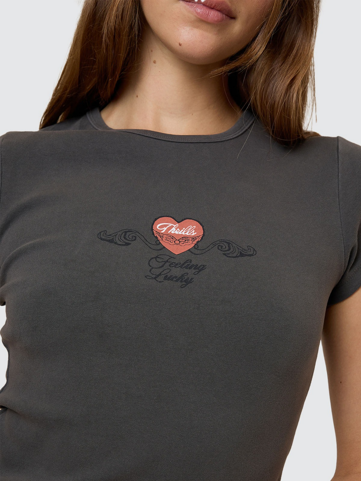 Thrills Feeling Lucky Club Tee | MERCH BLACK