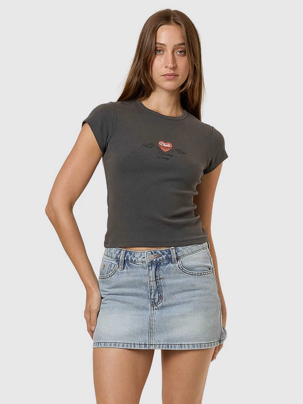 Thrills Feeling Lucky Club Tee | MERCH BLACK