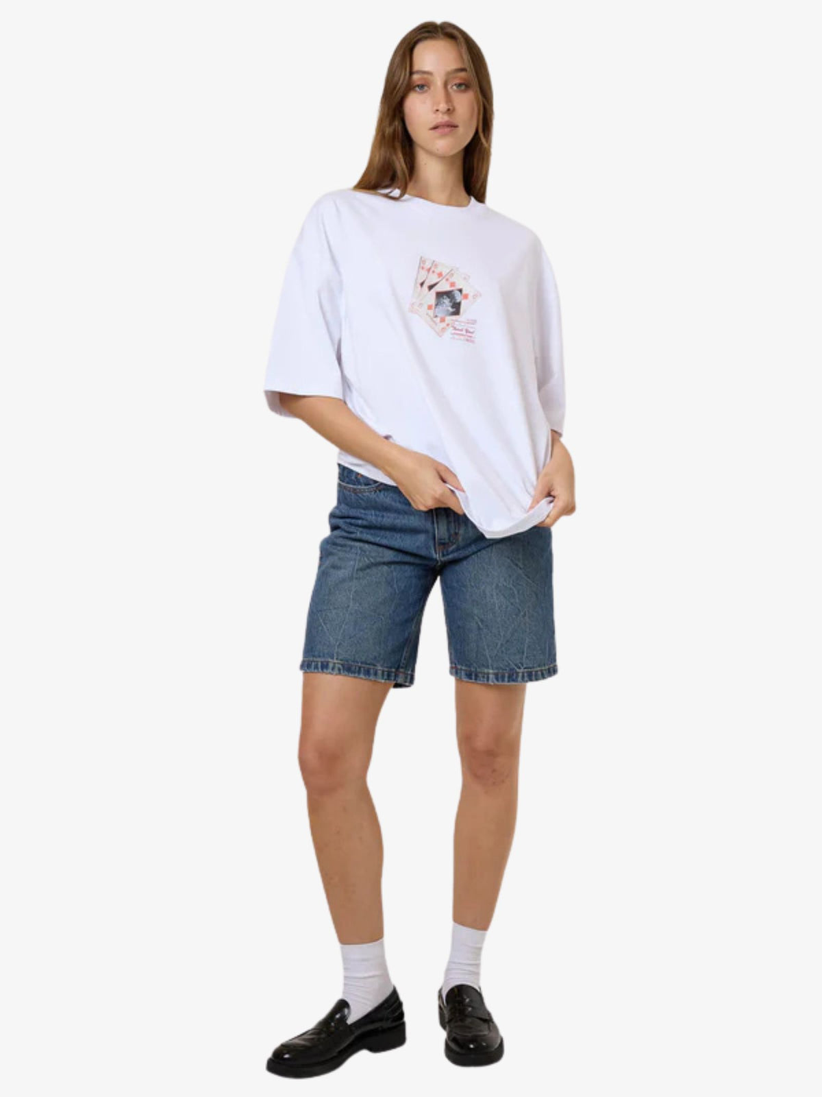 Thrills Appreciation Oversize Tee | WHITE