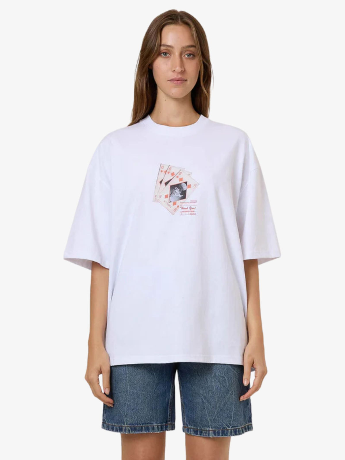 Thrills Appreciation Oversize Tee | WHITE