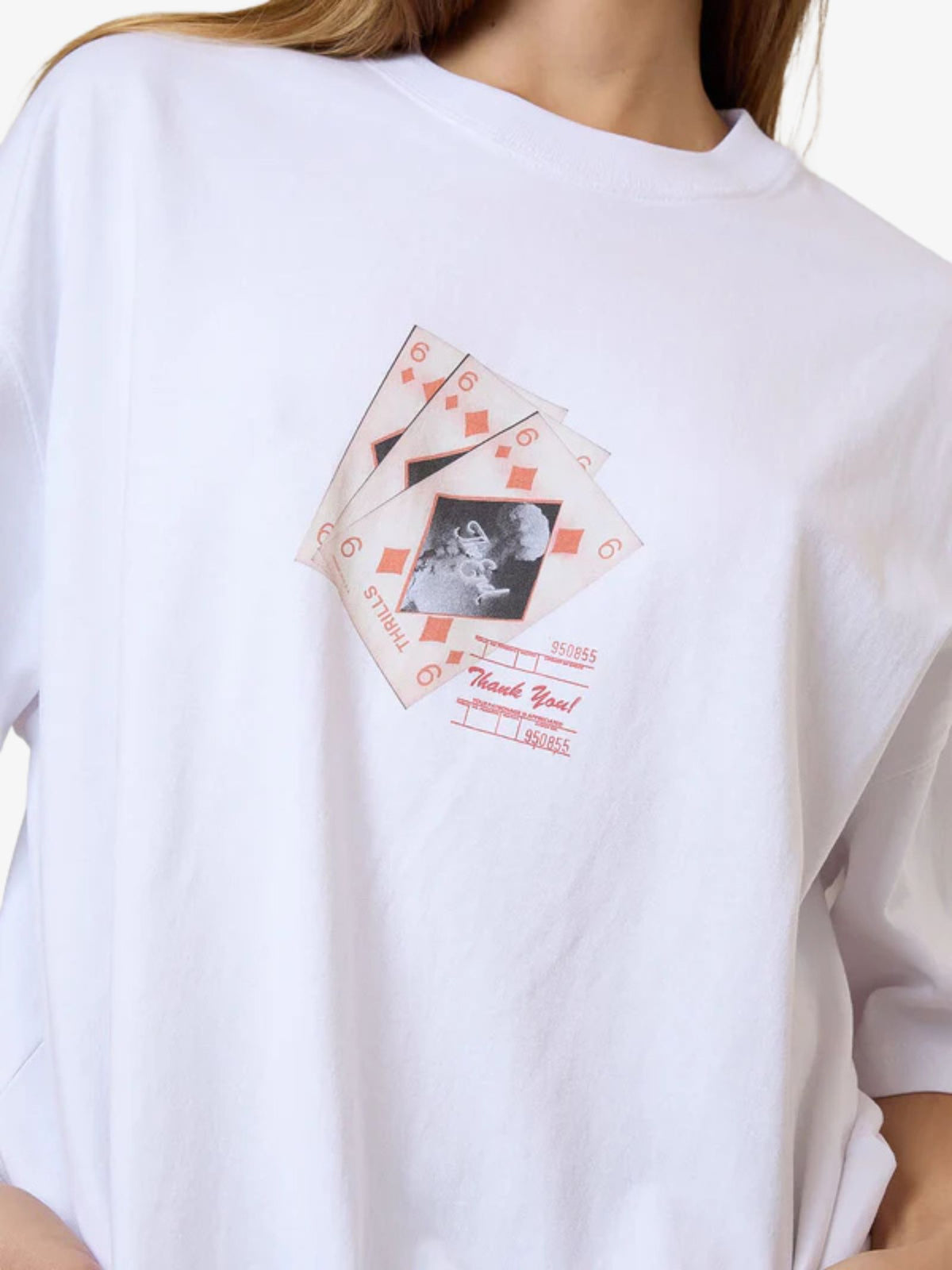 Thrills Appreciation Oversize Tee | WHITE