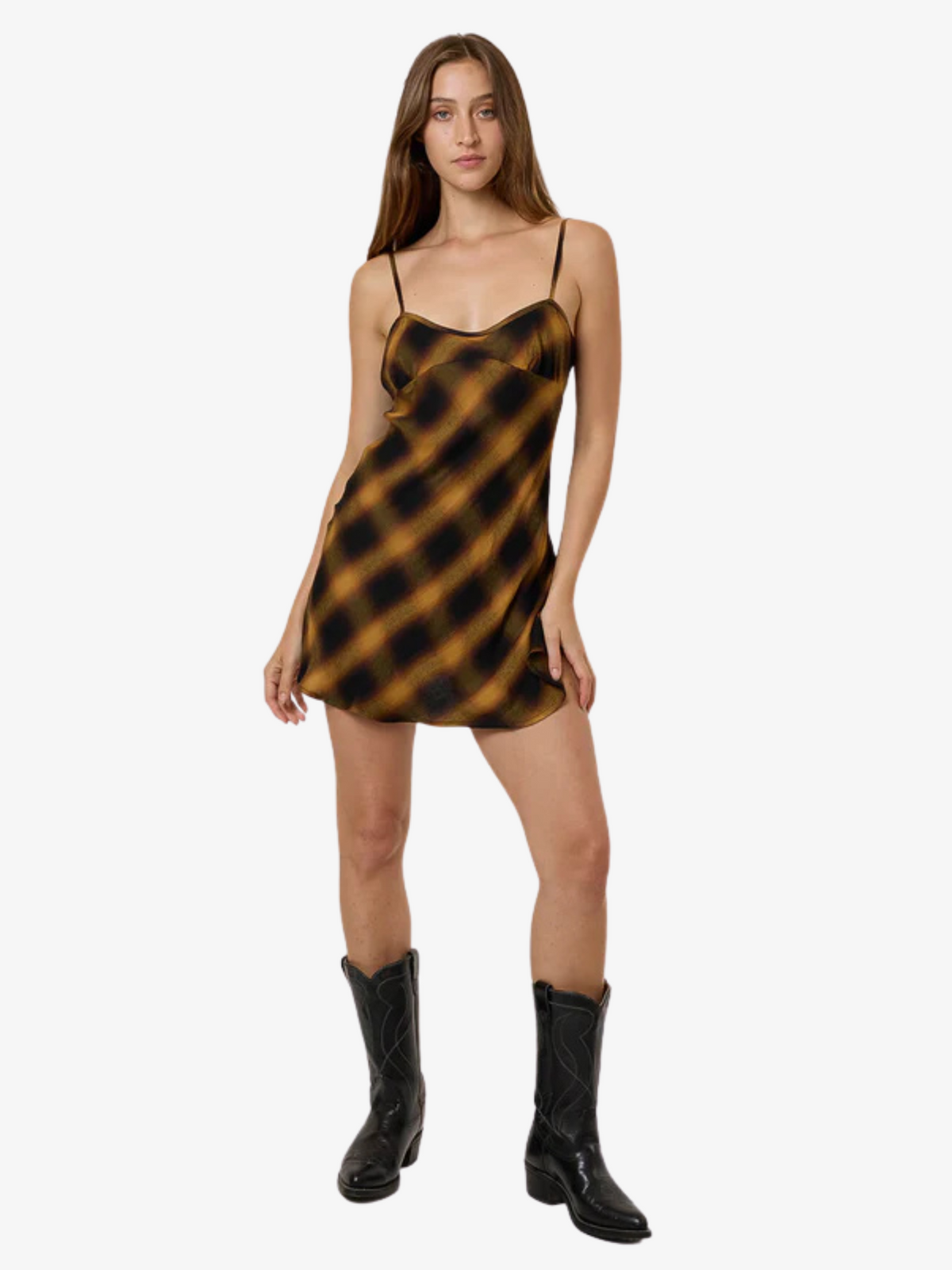 Thrills Lost Signal Mini Dress | BRONZE