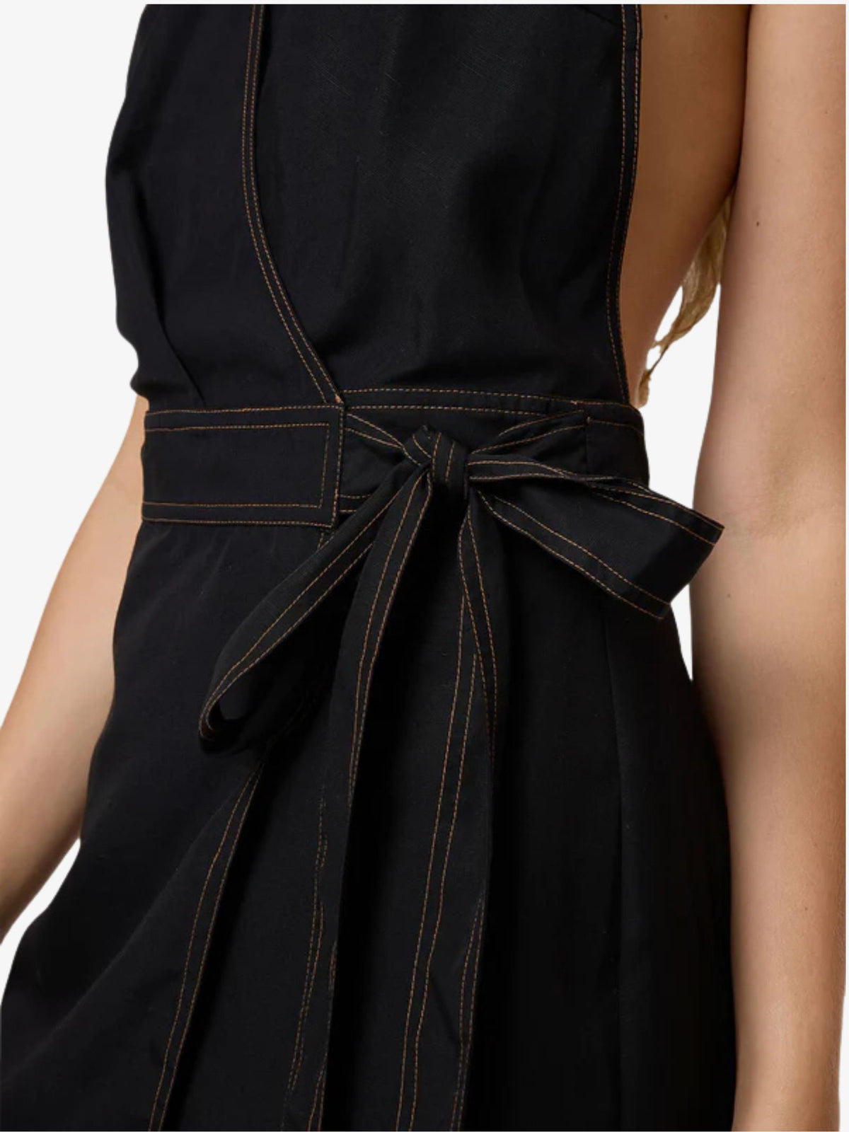 Thrills Skye Halter Mini Dress | BLACK