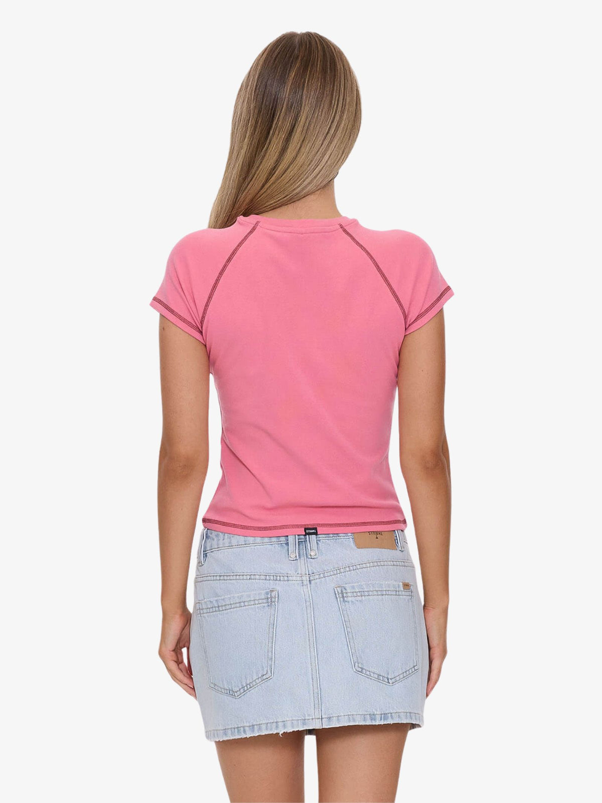 Thrills Track Record Raglan Club Tee | Gum