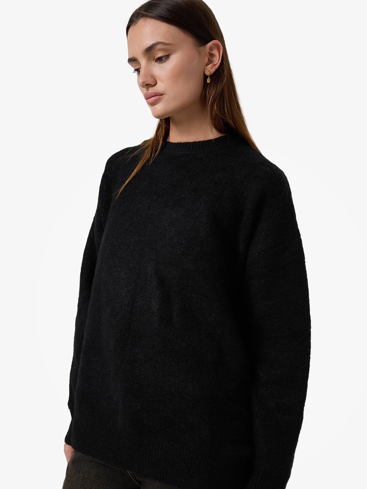 Thrills Unending Knit Sweater | BLACK