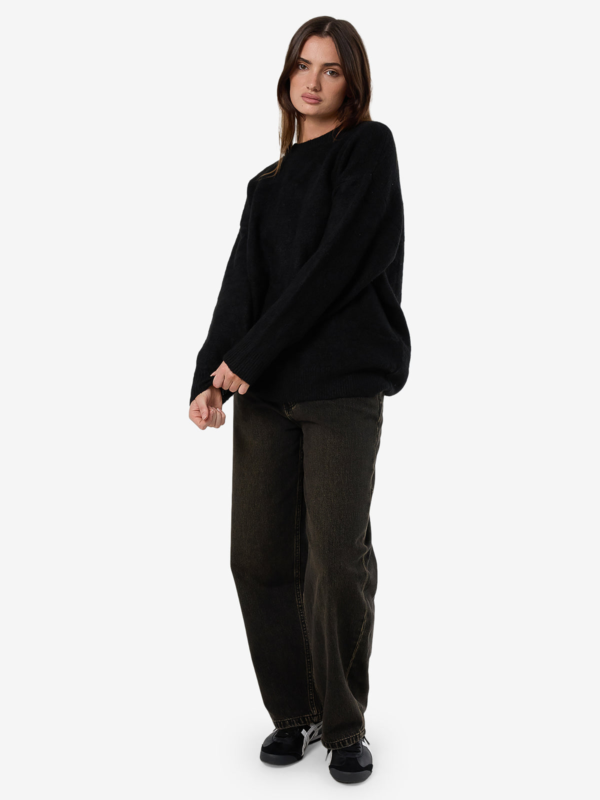 Thrills Unending Knit Sweater | BLACK