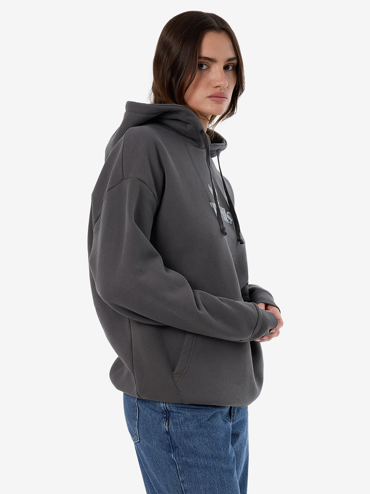 Thrills Strength and Glory Slouch Hood | MERCH BLACK