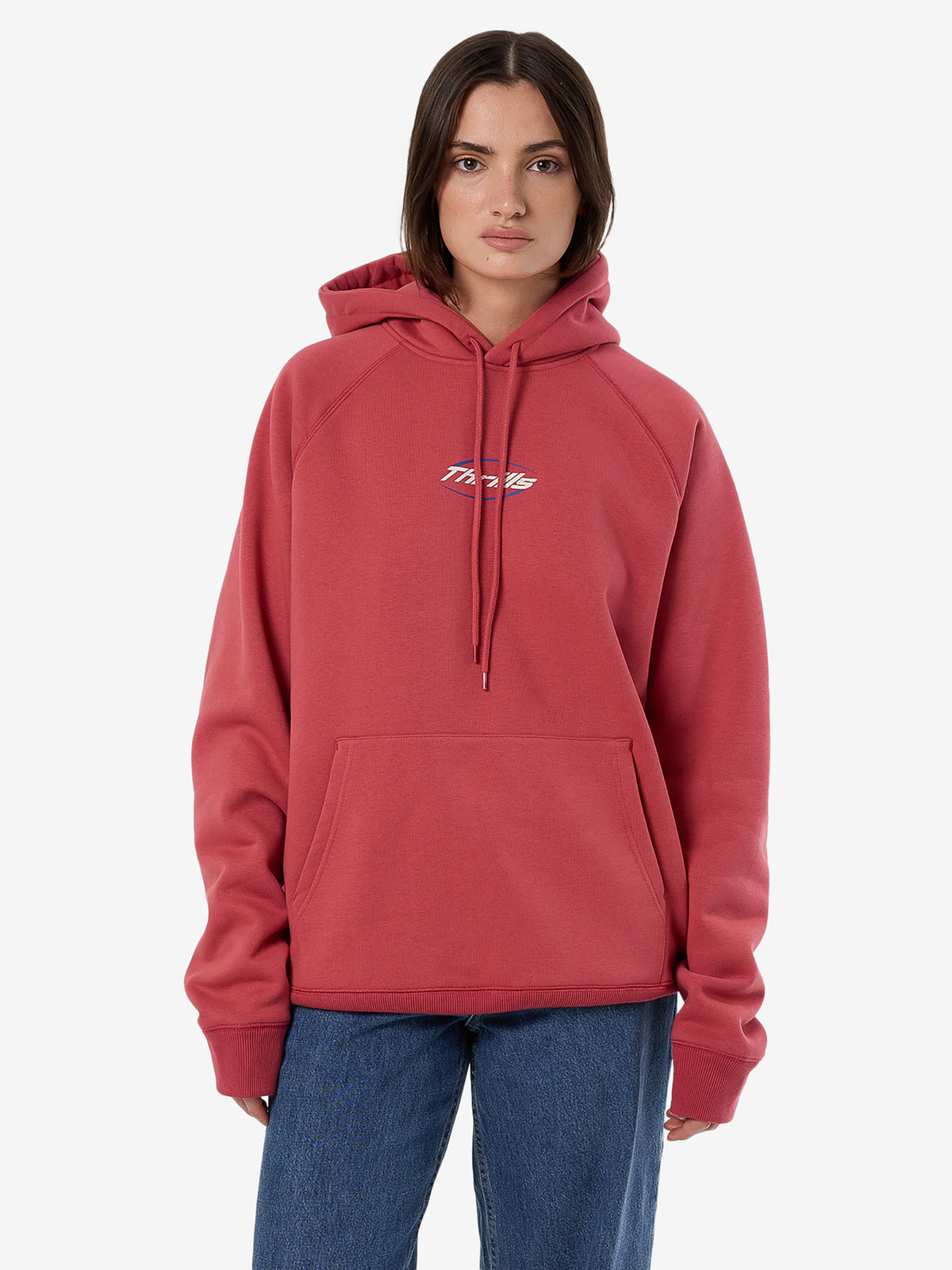Thrills Fortune Flavours Raglan Hood | Redwood