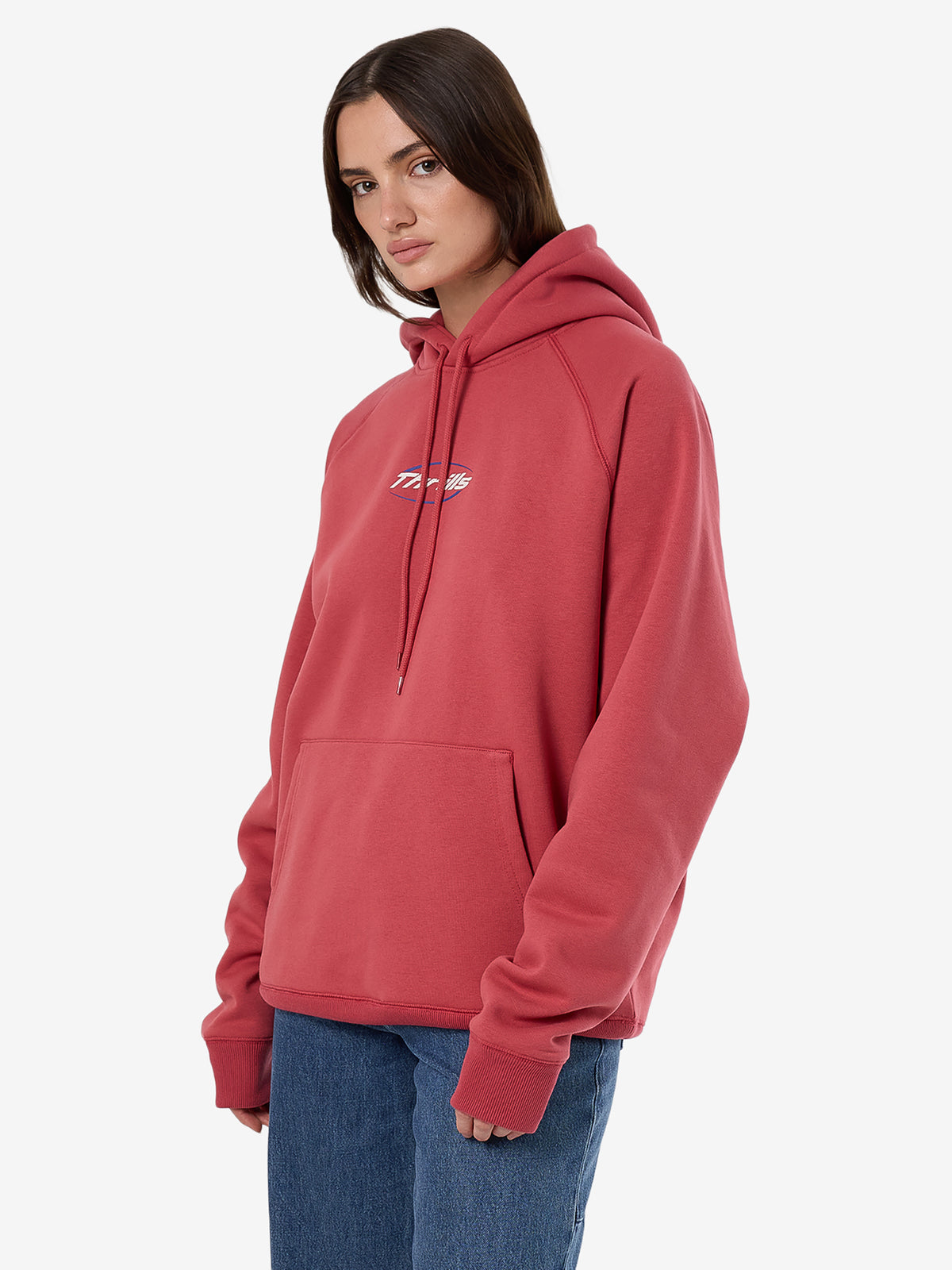 Thrills Fortune Flavours Raglan Hood | Redwood