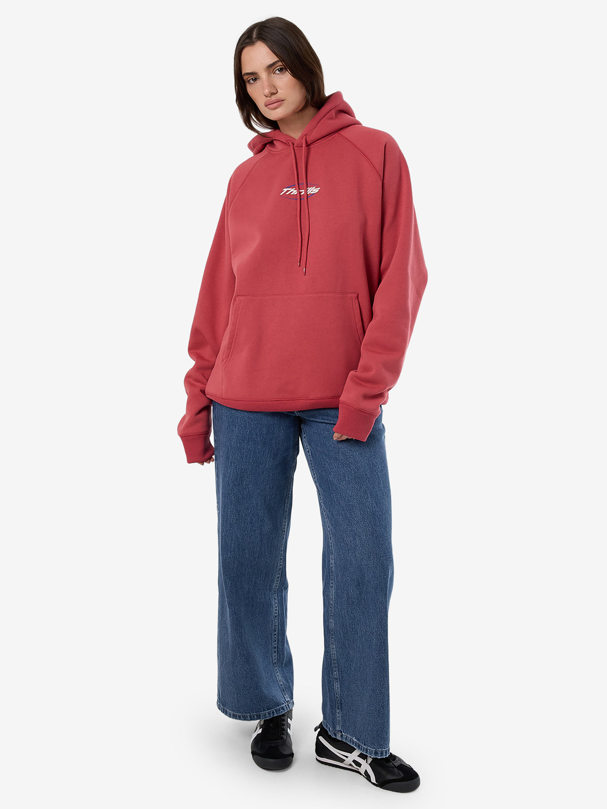 Thrills Fortune Flavours Raglan Hood | Redwood